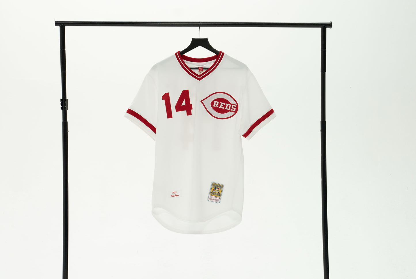 Pete Rose 1975 Cincinnati Reds Authentic - Mitchell & Ness Cooperstown Collection
