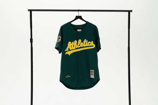 Mark McGuire 1997 Oakland A's Authentic MLB Jersey - Mitchell & Ness Cooperstown Collection - L