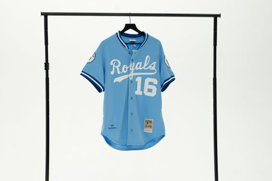 Bo Jackson 1987 Kansas City Royals Authentic MLB Road Jersey - Mitchell & Ness Cooperstown Collection