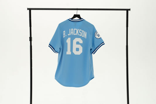 Bo Jackson 1987 Kansas City Royals Authentic MLB Road Jersey - Mitchell & Ness Cooperstown Collection