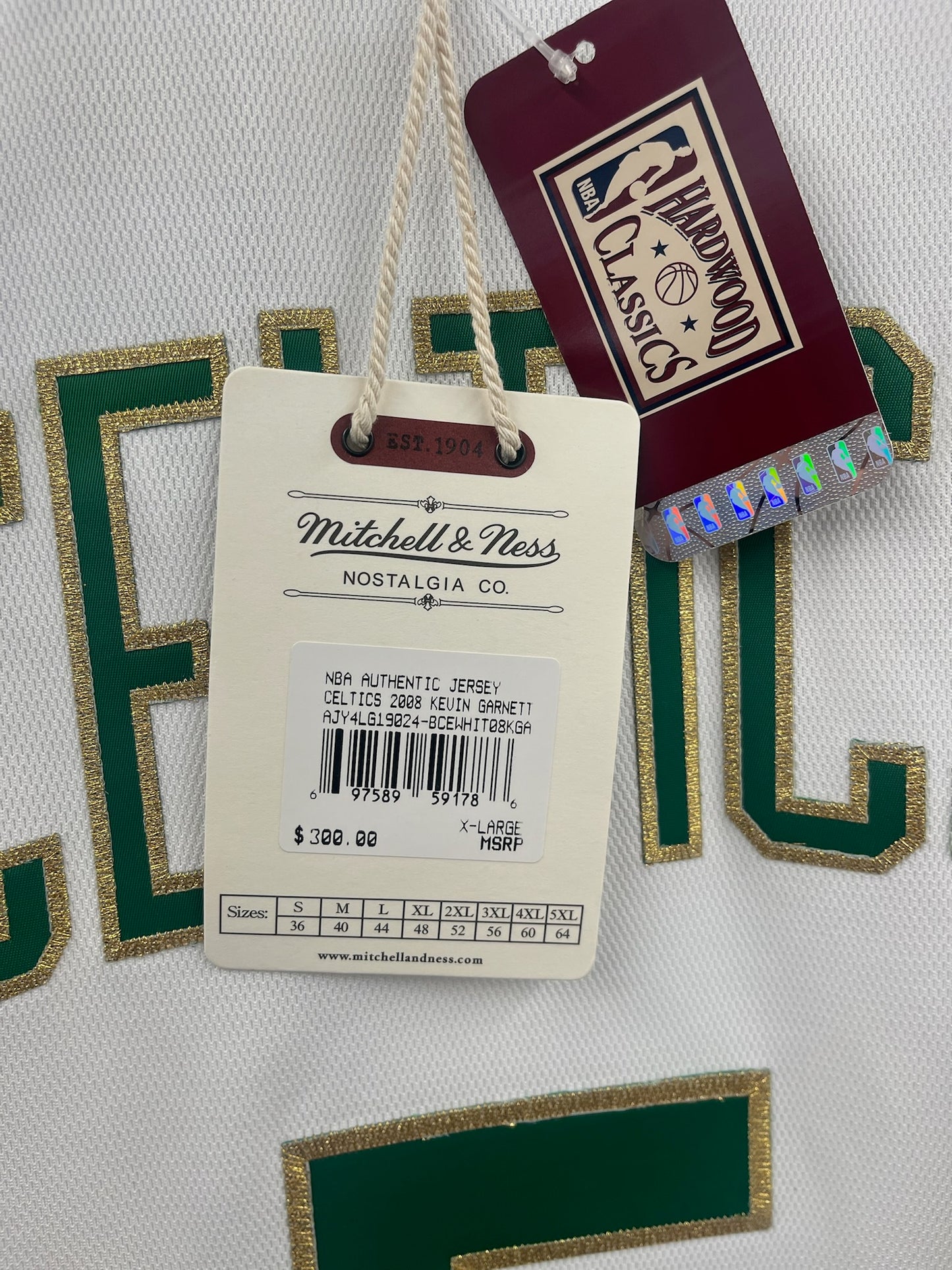 Kevin Garnett Boston Celtics 2008-09 AUTHENTIC Mitchell & Ness