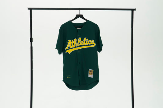 Jose Canseco 1997 Oakland A's Green Authentic MLB Jersey - Mitchell & Ness Cooperstown Collection